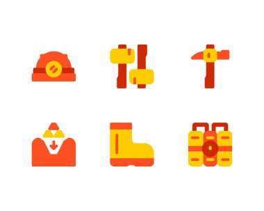 bir dizi Altın Madeni simgesi