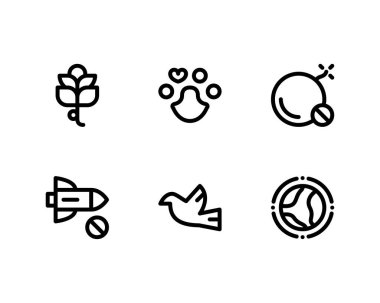 İnsanlık simgeleri kümesi, vektör 