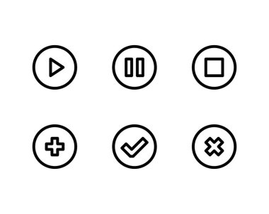 İnternet İndirme Yöneticisi simgeleri