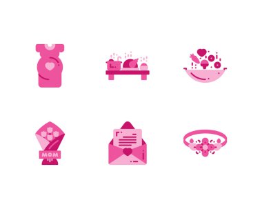 Bir dizi film vektör çizgisi simgesi. Sinema sembolleri 