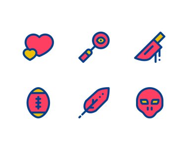 Netflix simgeleri, vektörleri 