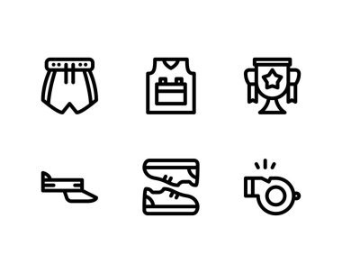 Beyaz arkaplanda çalışan simgeler kümesi, vektör izole ögeler