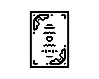 Düğün Daveti simgesi, vektör 