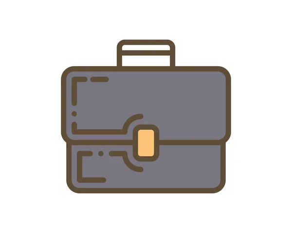 Business Briefcase Icon Vector Illustration — Stock Vector