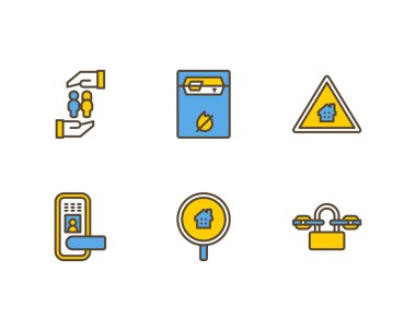 Ev Güvenlik simgeleri ayarlandı