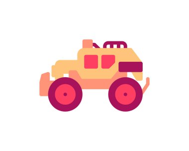 kamyon vektörü, renk simgesi 