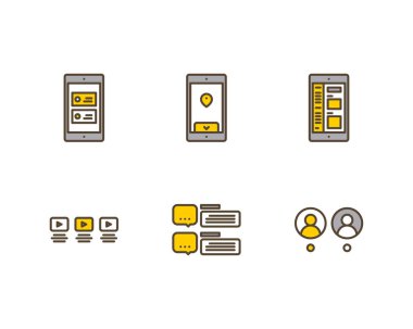 UI kablo çerçeve simgeleri ayarlandı