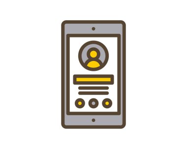 UI kablo çerçeve düz simgesi