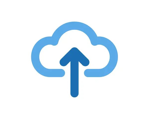 Cloud Computing Pictogram Vector Illustratie — Stockvector