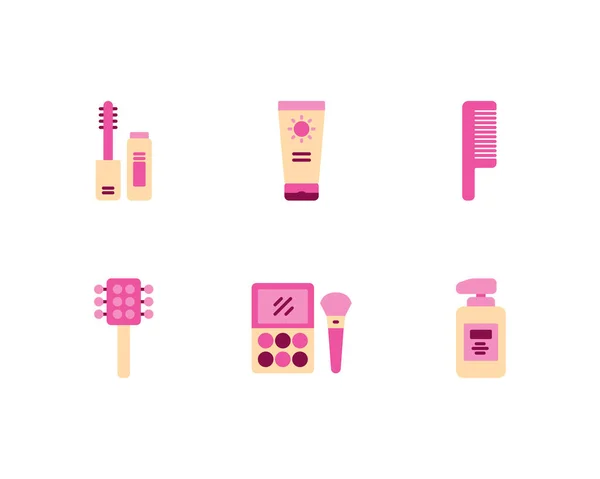 Ensemble Icônes Beauty Care Vecteur — Image vectorielle