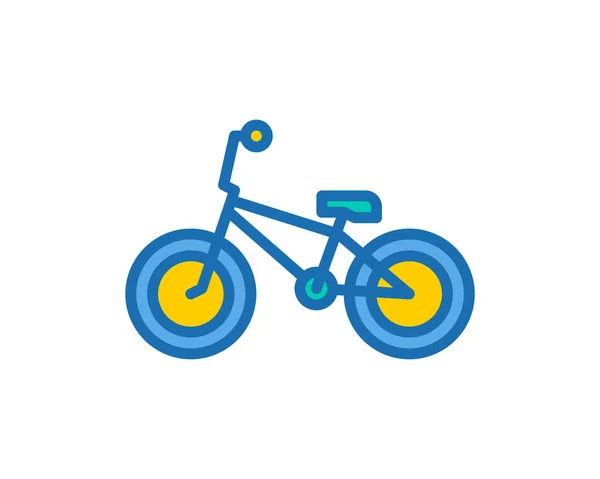 Icono Bicicleta Vector Ilustración — Archivo Imágenes Vectoriales