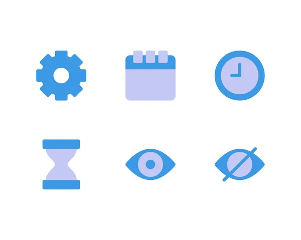 Set Von User Interface Symbolen Vektorillustration — Stockvektor