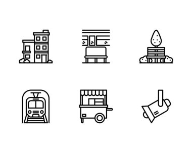 New York konsept vektör çizimi