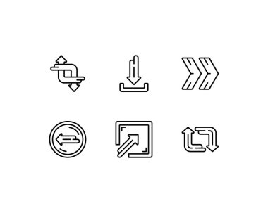 ok kavramı vektör illüstrasyonu