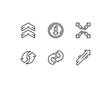 ok kavramı vektör illüstrasyonu