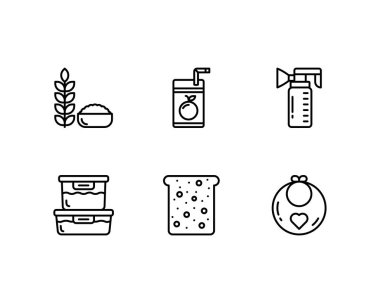 gıda konsepti vektör illüstrasyonu