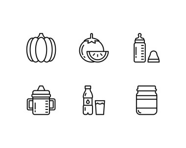 gıda konsepti vektör illüstrasyonu