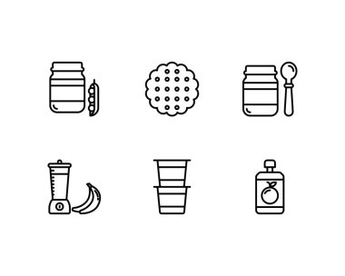 gıda konsepti vektör illüstrasyonu