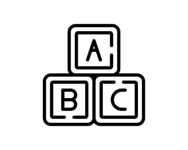 Çocuklar oyuncak vektör illüstrasyonu