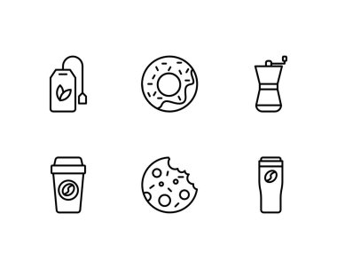 kahve konsepti vektör illüstrasyonu