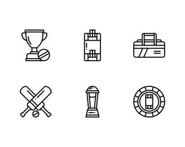 Kriket konsepti vektör çizimi