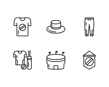 Kriket konsepti vektör çizimi