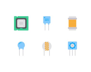 Elektronik konsept vektör çizimi