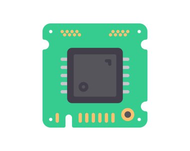 Elektronik konsept vektör çizimi