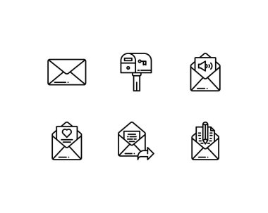 e- posta etkinlik vektörü illüstrasyonu