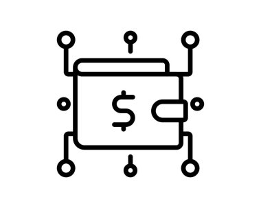 fintech konsept vektör çizimi