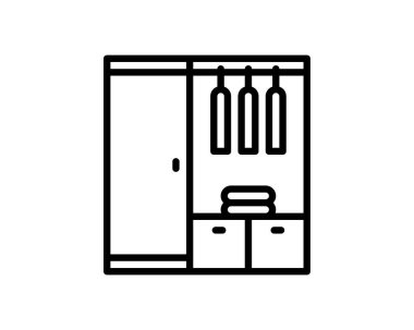 mobilya konsepti vektör illüstrasyonu