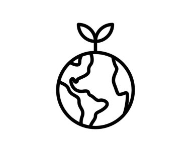 yeşil eko vektör illüstrasyonu