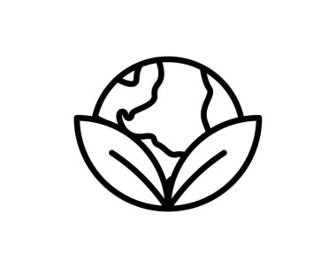 yeşil eko vektör illüstrasyonu