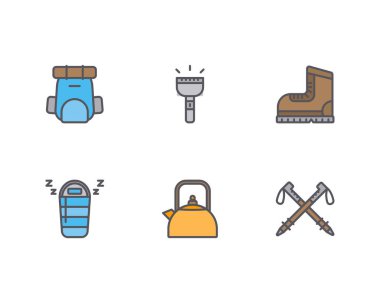 yürüyüş kavramı vektör illüstrasyonu