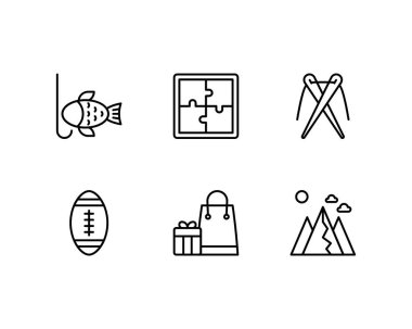 hobi konsept vektör çizimi