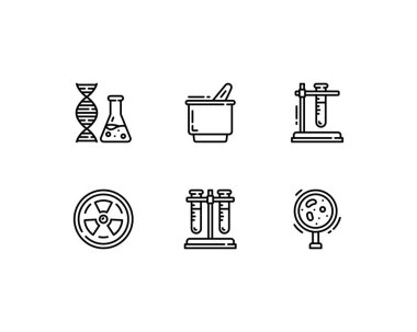 laboratuvar konsept vektör illüstrasyonu