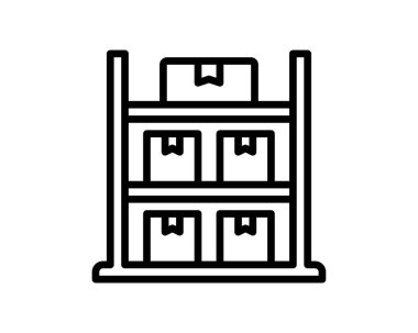 lojistik konsept vektör çizimi