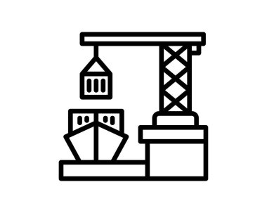 lojistik konsept vektör çizimi