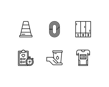 maraton konsept vektör çizimi