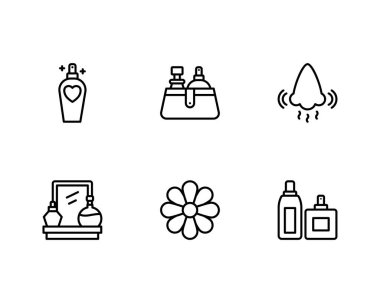 Parfüm konsepti vektör çizimi