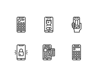 telefon kavramı vektör illüstrasyonu