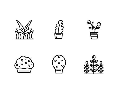 bitki konsepti vektör illüstrasyonu