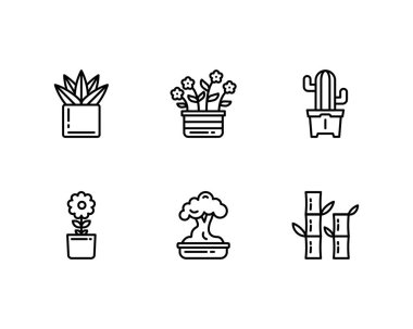 bitki konsepti vektör illüstrasyonu