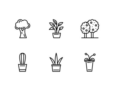 bitki konsepti vektör illüstrasyonu