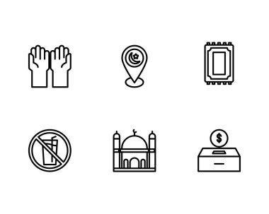 ramazan konsept vektör illüstrasyonu