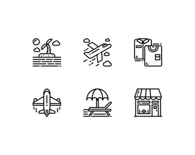 seyahat konsepti vektör çizimi