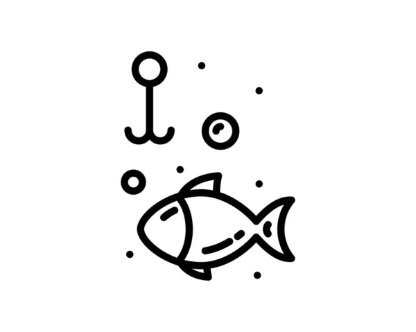 Концепція Риболовлі Векторні Ілюстрації — стоковий вектор