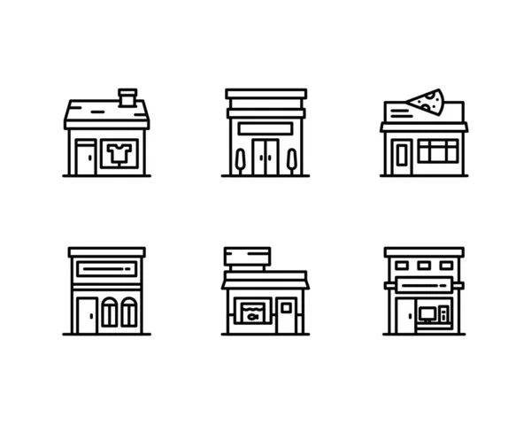 Front Store Vector Illustratie — Stockvector