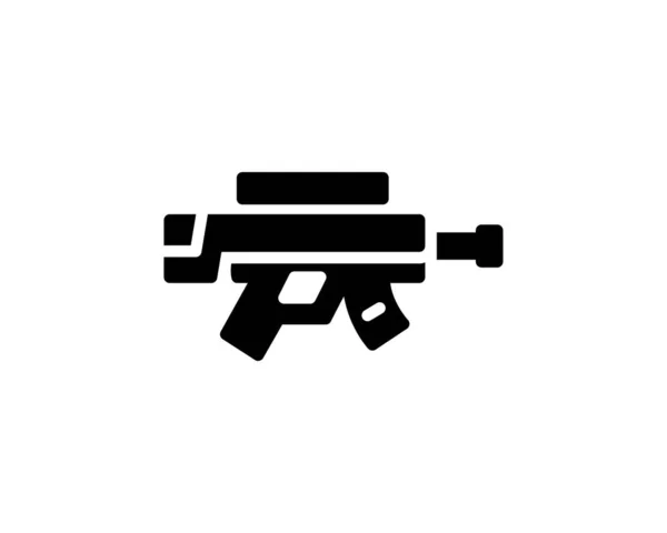 武器图标 白色背景上的矢量插图 — 图库矢量图片