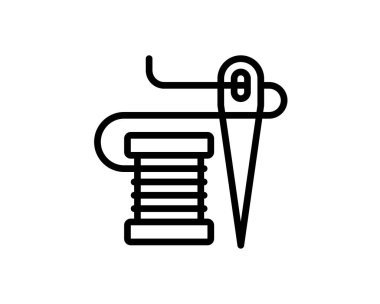 Beyaz arkaplanda el sanatları simgesi, vektör illüstrasyonu